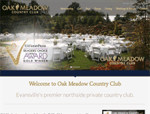 Tablet Screenshot of oakmeadowcc.com
